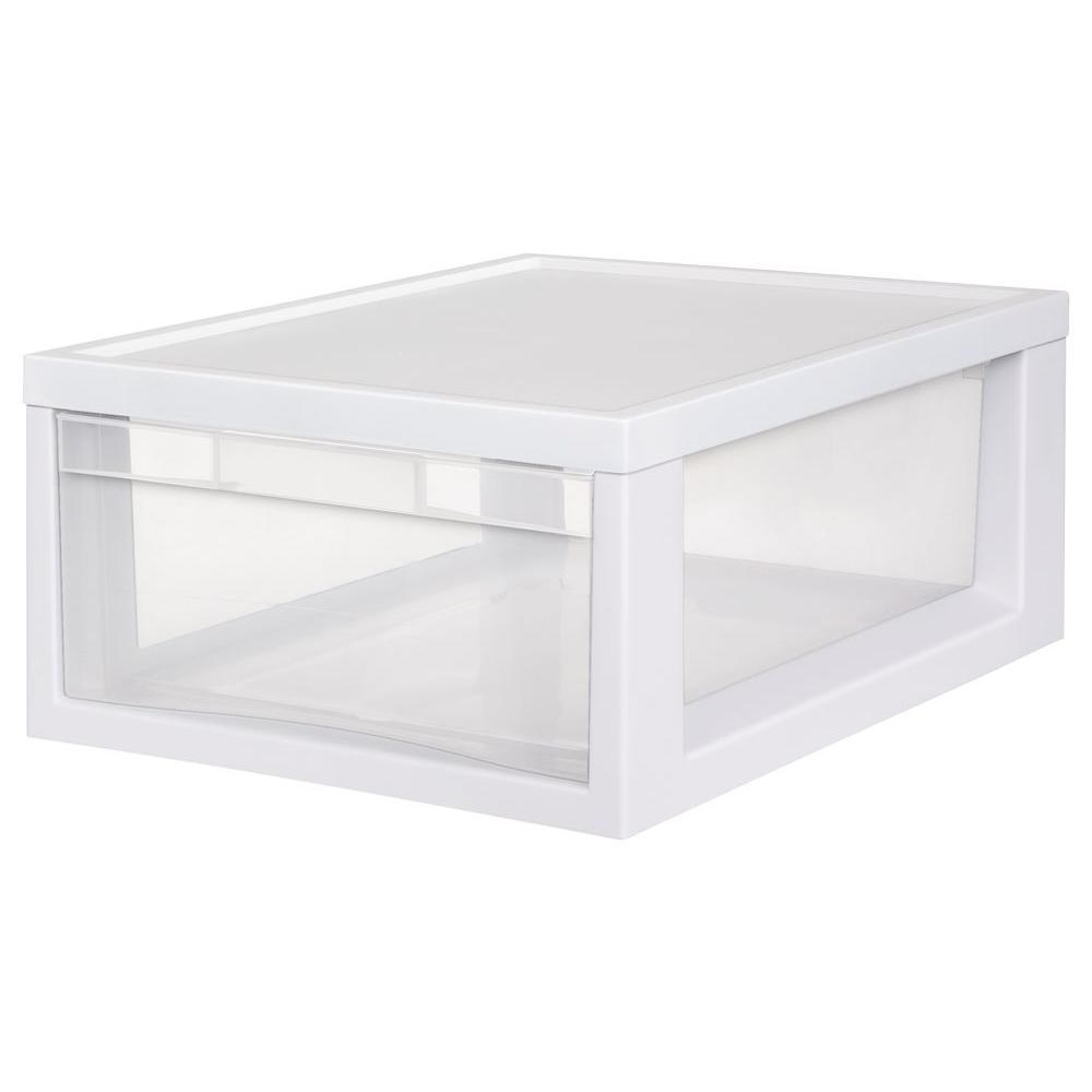 Sterilite 17.125 in. D x 12 in. W x 7 in. H 1-Compartment ...