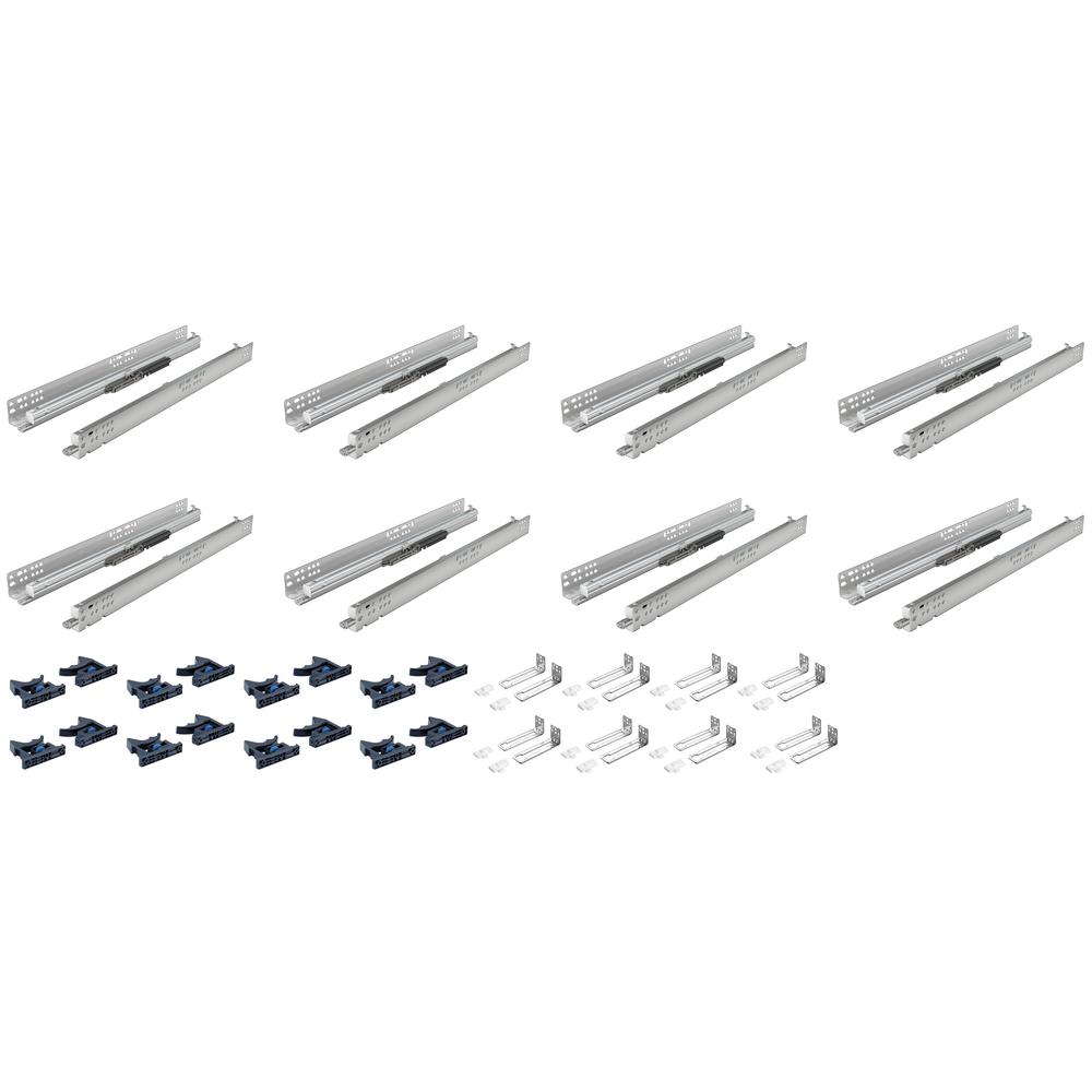 Hettich 21 In Under Mount Soft Close Full Extension Quadro Iw21