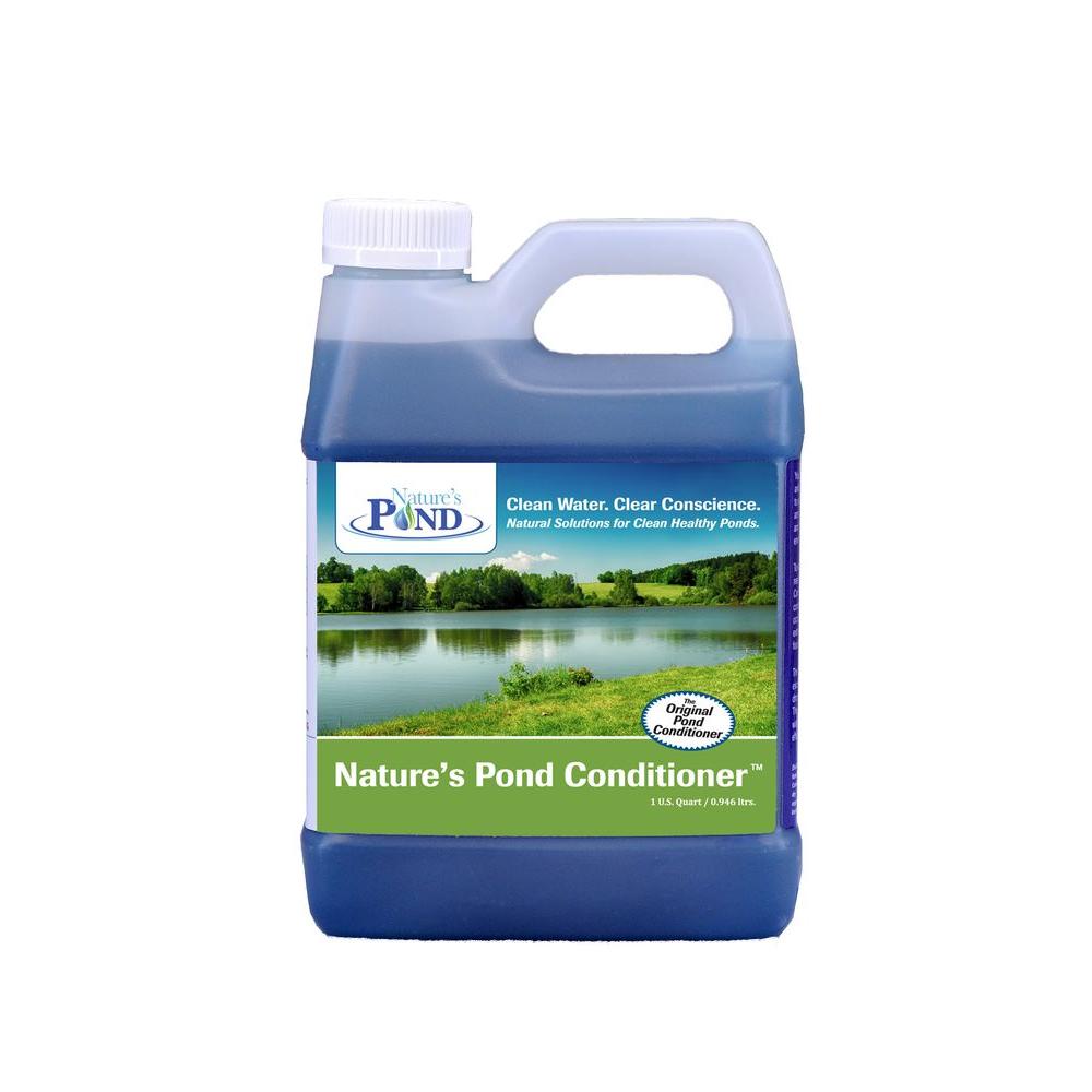 Pond Treatments Repair Ponds Accessories The Home Depot 1 Qt Nature S Pond Conditioner Spring Summer
