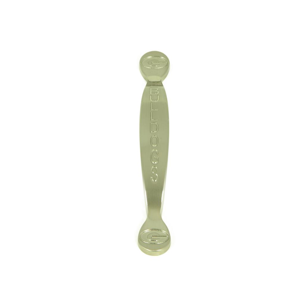 Stone Mill Hardware Ncaa Georgia 3 In Center To Center Satin