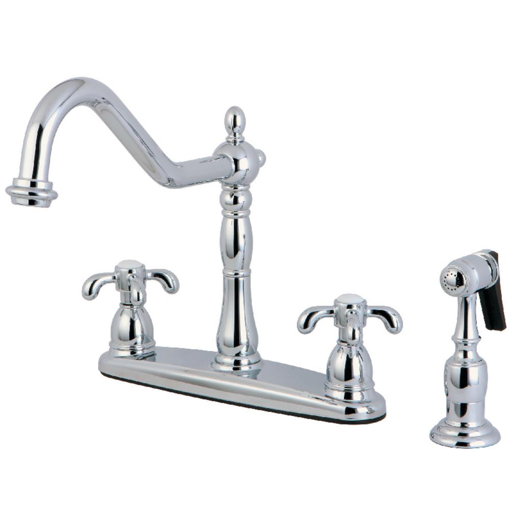 Kingston Brass French Country 2 Handle Standard Kitchen Faucet