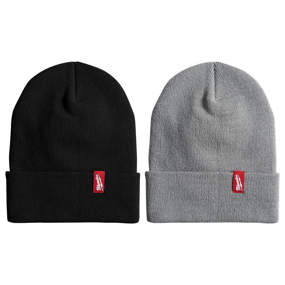 gray beanie hat