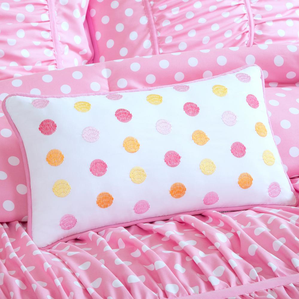 Mi Zone Penelope 3 Piece Pink Twin Comforter Set Mz10 301 The