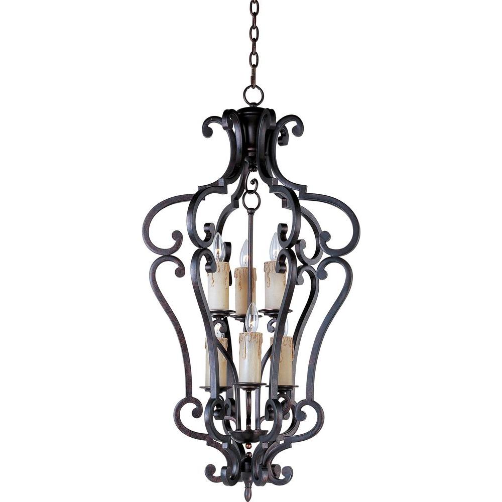 Maxim Lighting Richmond 6 Light Colonial Umber Pendant 20743cu The Maxim Lighting Richmond 6 Light Colonial Umber Pendant