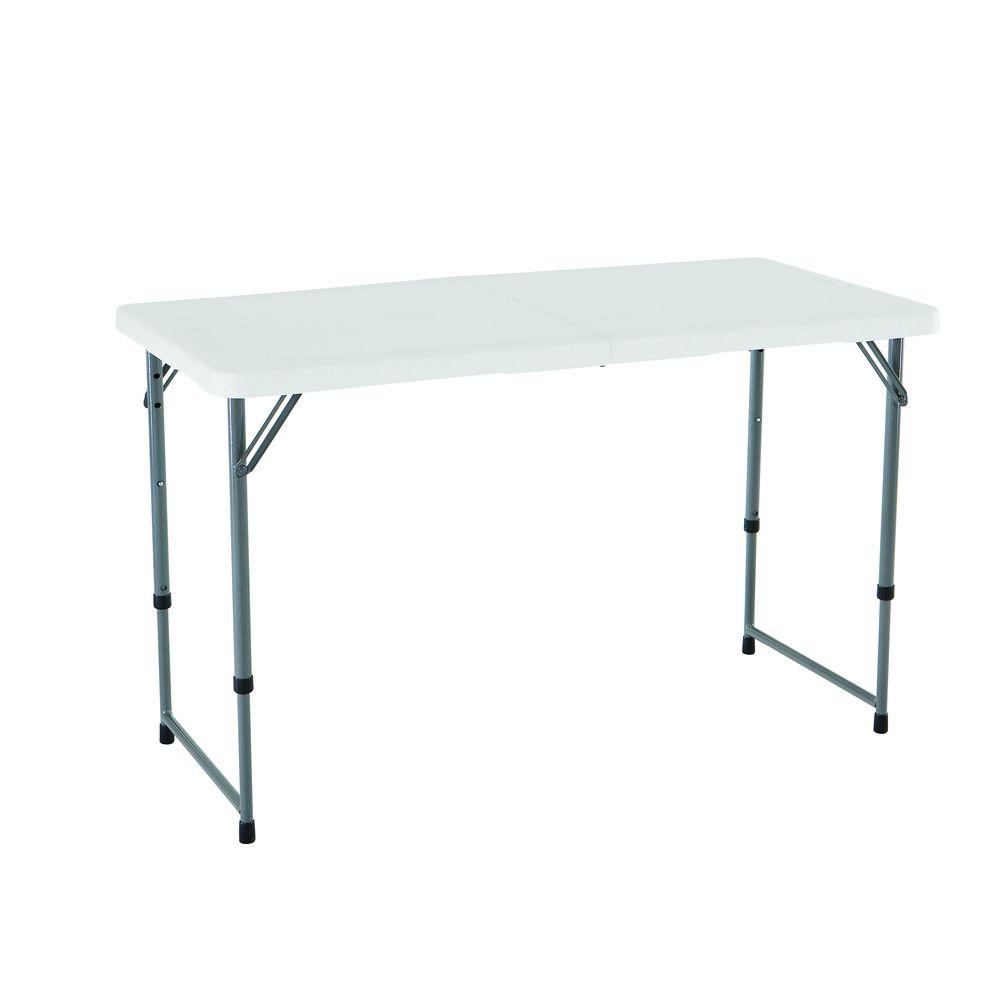 24 In X 48 In White Granite Adjustable Height Fold In Half 24 In X 48 In White Granite Adjustable Height Fold In Half