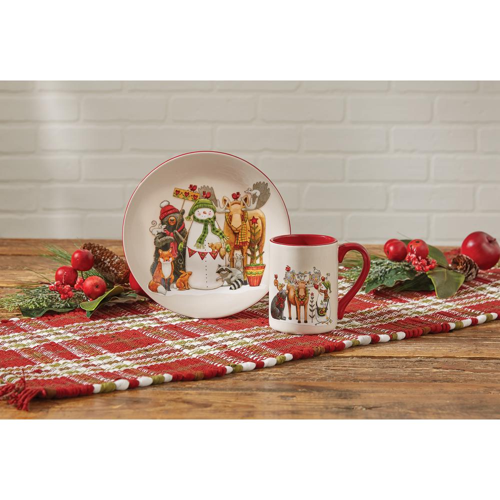 Northwoods Multicolor Salad Plate Set Of 4