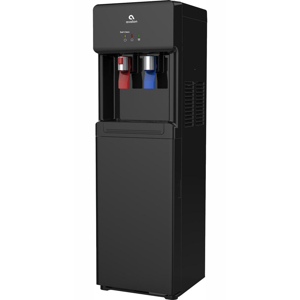 Avalon Self Cleaning Bottle Less Water Cooler Dispenser With Filter Self Cleaning Bottle Less Water Cooler Dispenser With Filter Hot Cold Child Safety Lock Ul Energy Star In Black