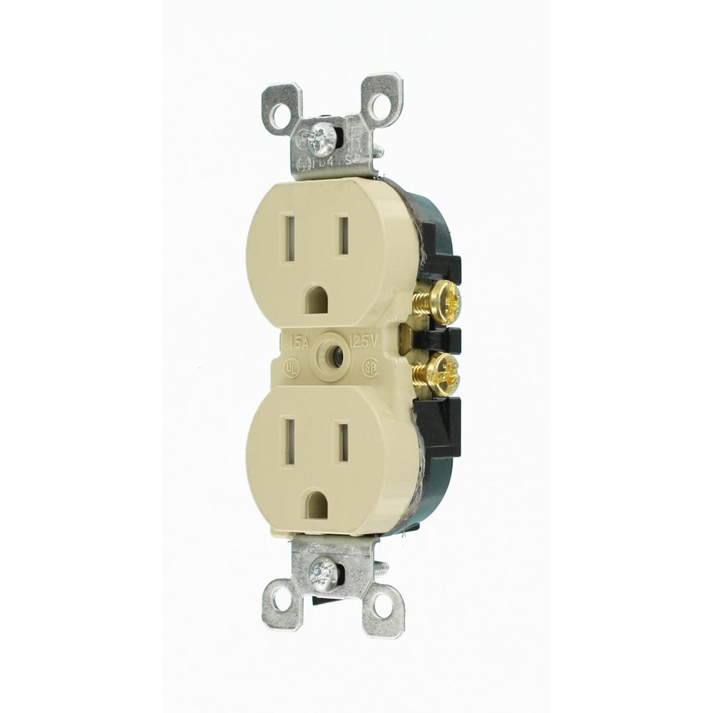 Duplex Receptacle Pack of 31 pcs 20Amp 125V Ivory T and W Resist Morris 82505