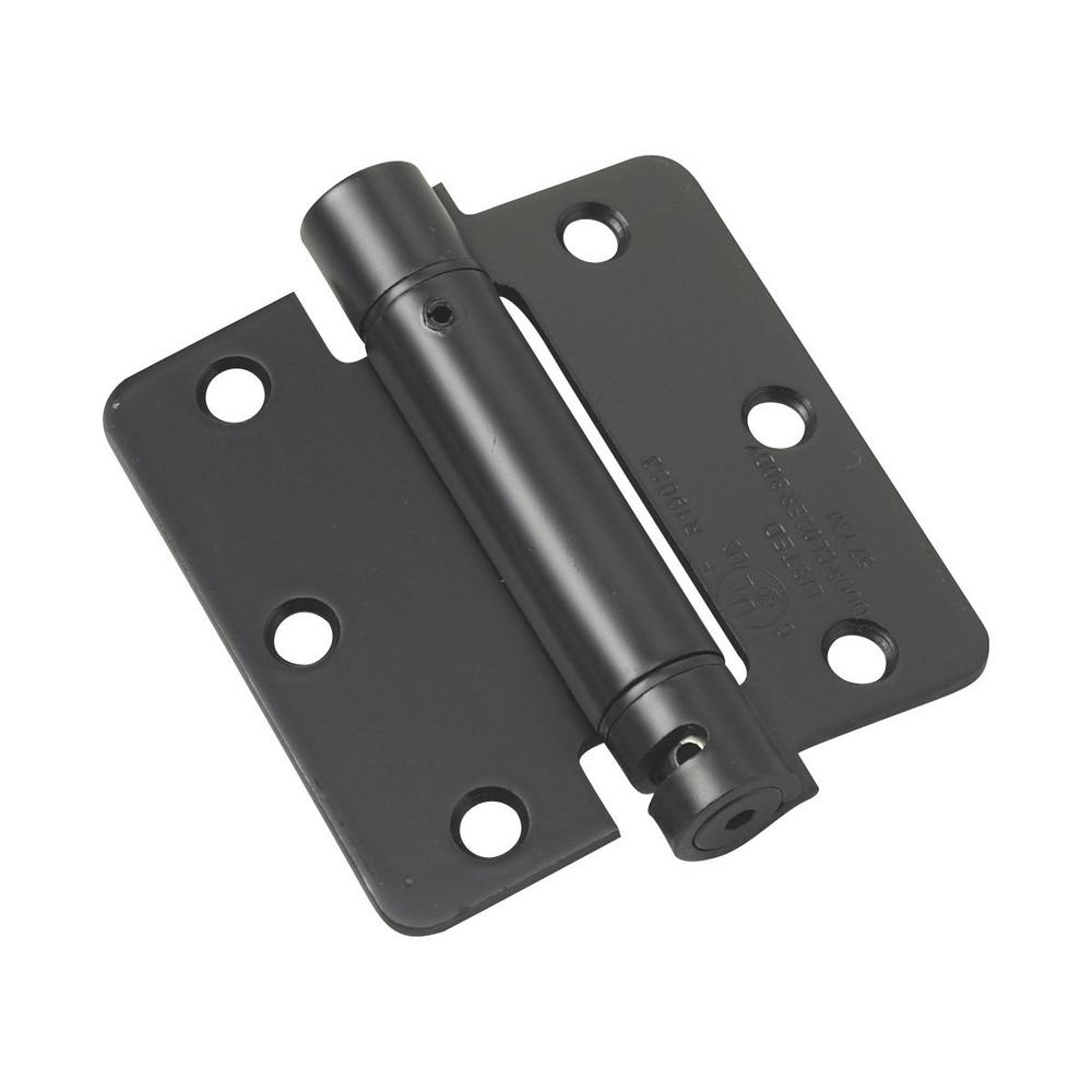 Photo 1 of ***2 PACK*** 3-1/2 in. x 3-1/2 in. Full Mortise Adjustable Spring Hinge