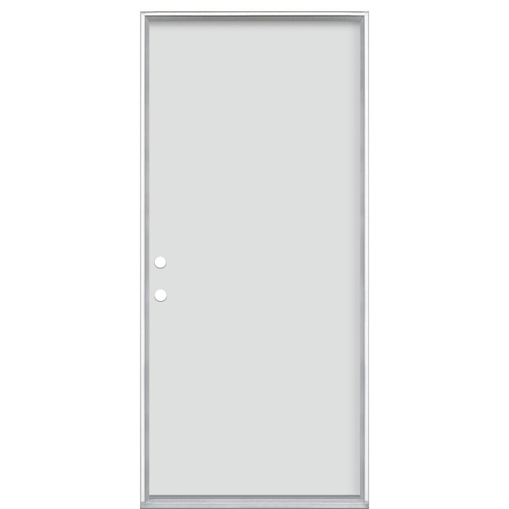 Masonite 36 in. x 80 in. Utility Flush RightHand Inswing Masonite 36 in. x 80 in. Utility Flush RightHand Inswing