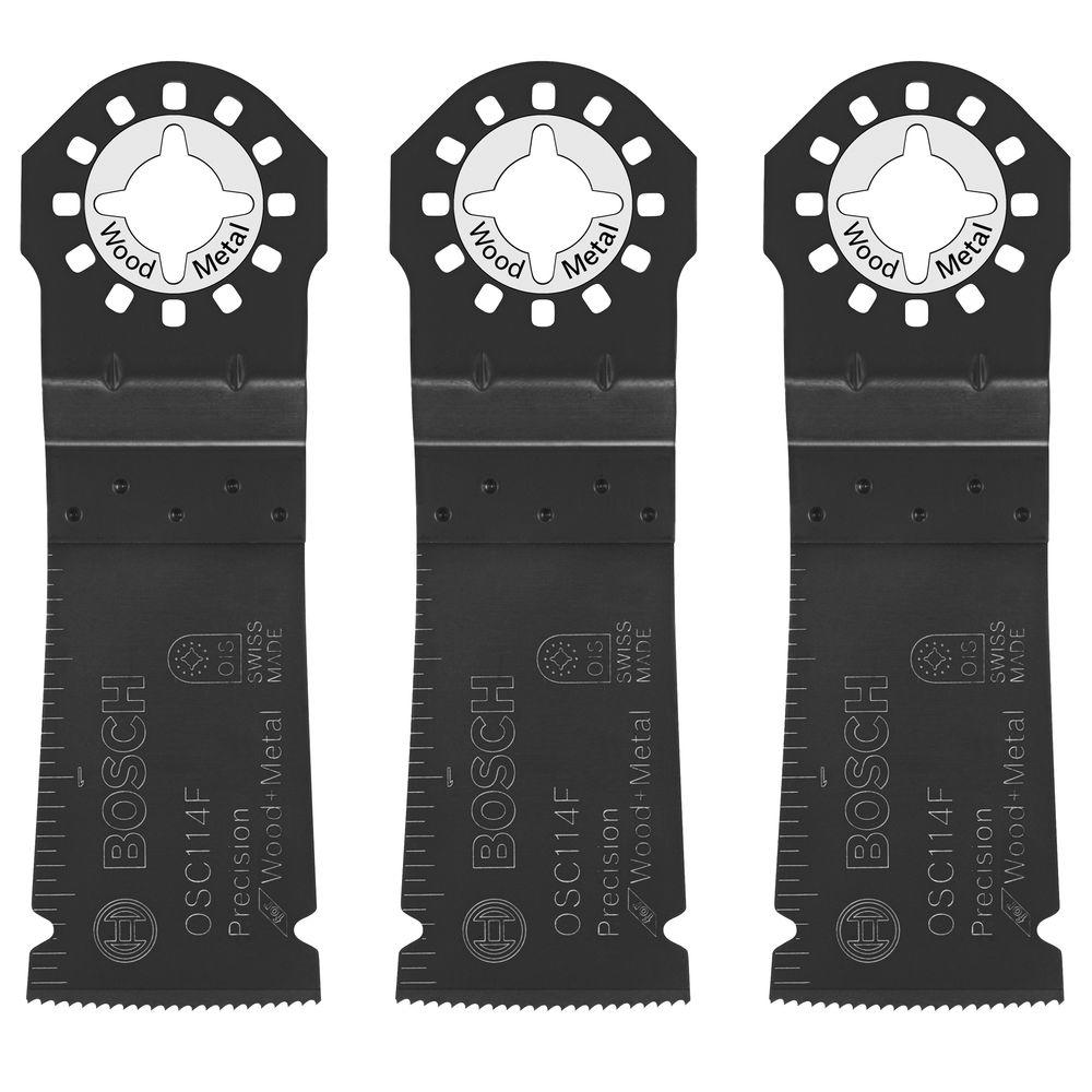 Bosch 11/4 in. x 15/8 in. HighCarbon Steel Plunge Cut Oscillating