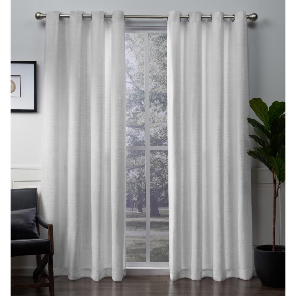 Winfield 54 In W X 96 In L Metallic Sheen Grommet Top Curtain