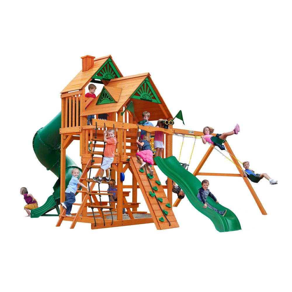 agame paradise peak wooden playset