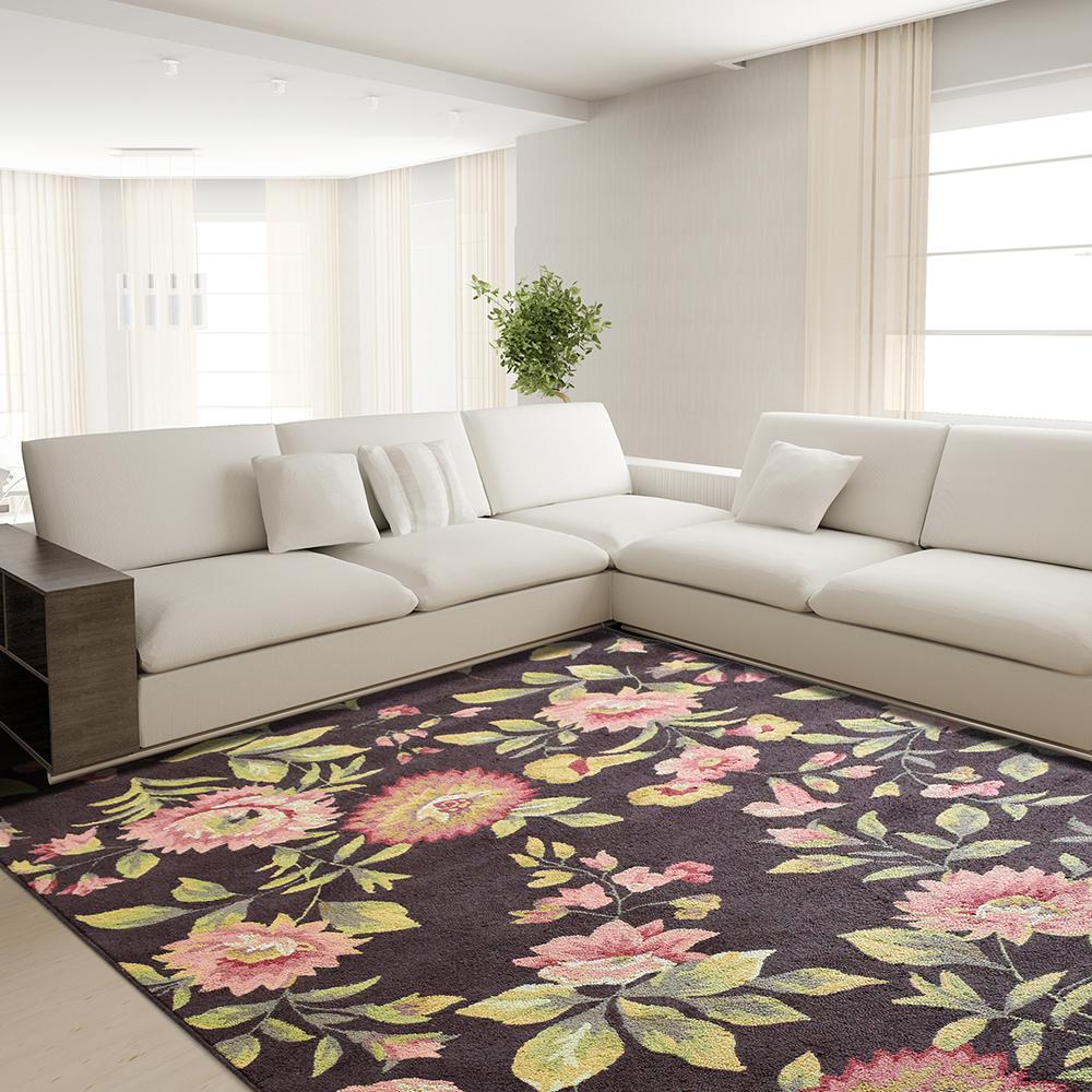 Lanart Martha S Vineyard Chocolate 8 Ft X 10 Area Rug Martha810 Lanart Martha S Vineyard Chocolate 8 Ft X 10 Area Rug
