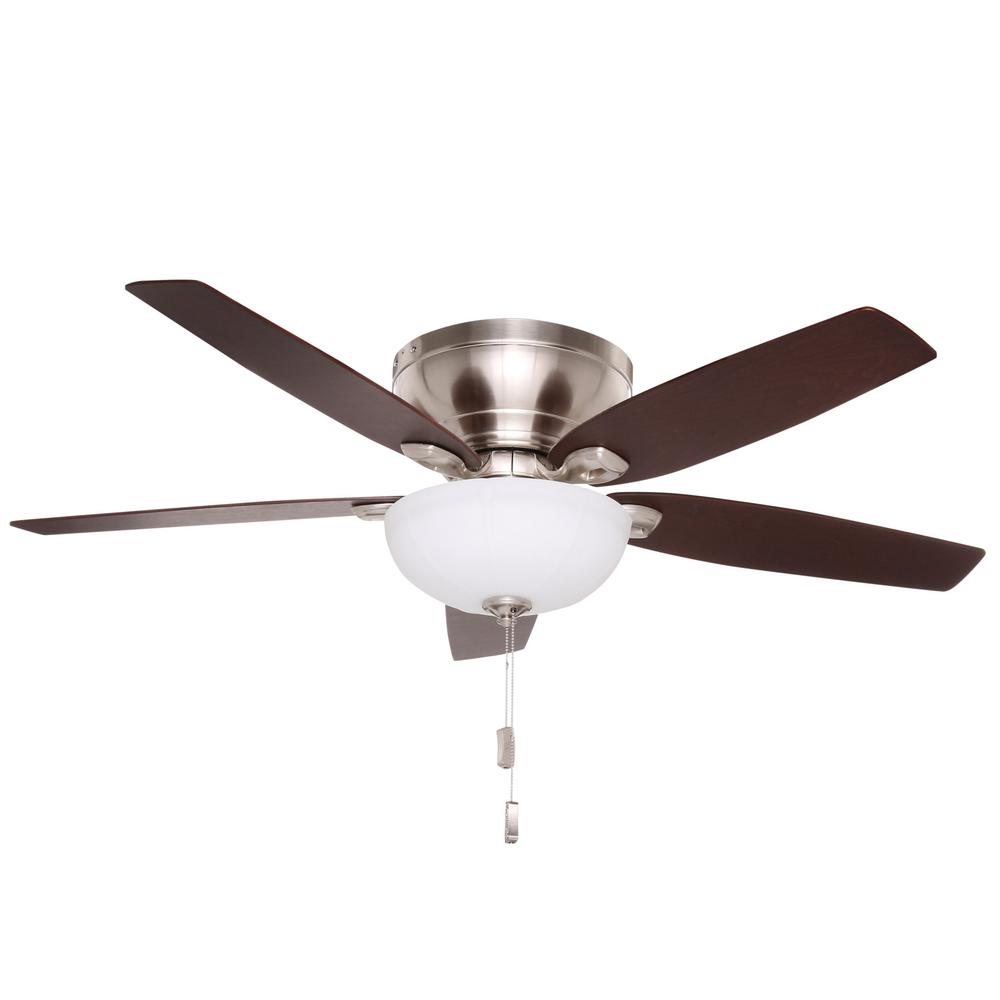 Casablanca Durant 54 in. Indoor Brushed Nickel Ceiling Fan with Light