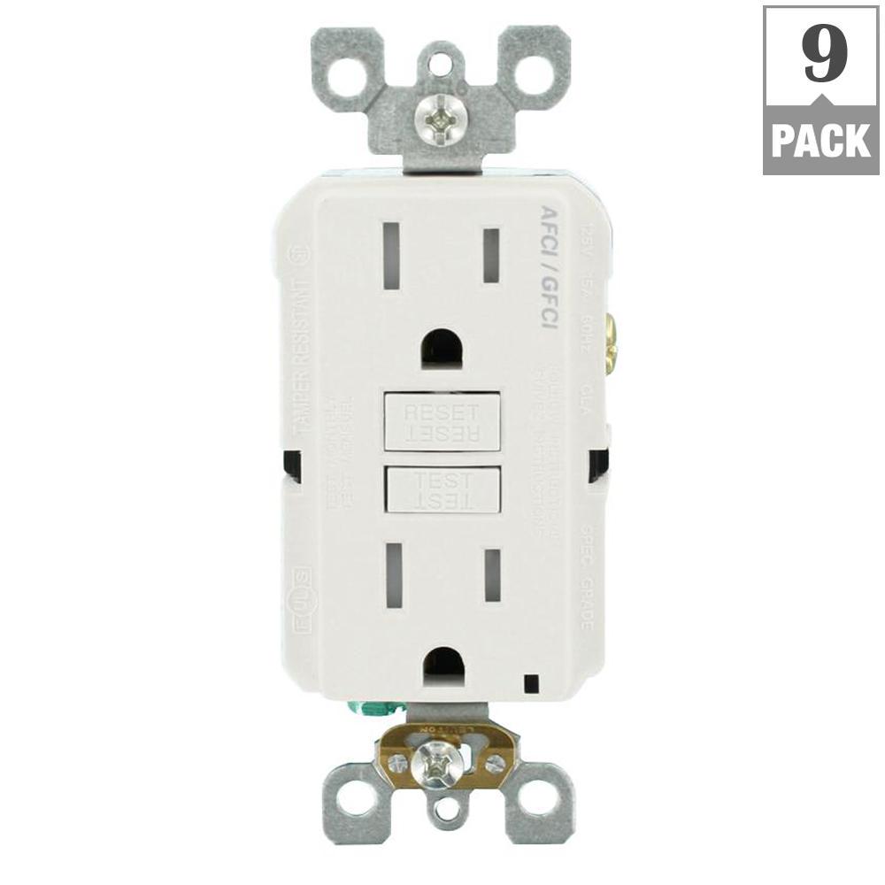 Leviton 15 Amp 125 Gfci Dual Function Outlet