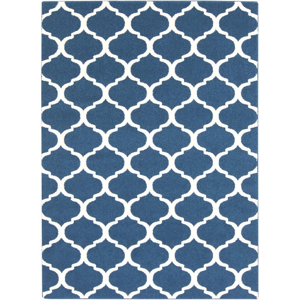 Royal Blue Rugs Flooring The Home Depot Graz Royal Blue 9 Ft X 13 Indoor Area Rug