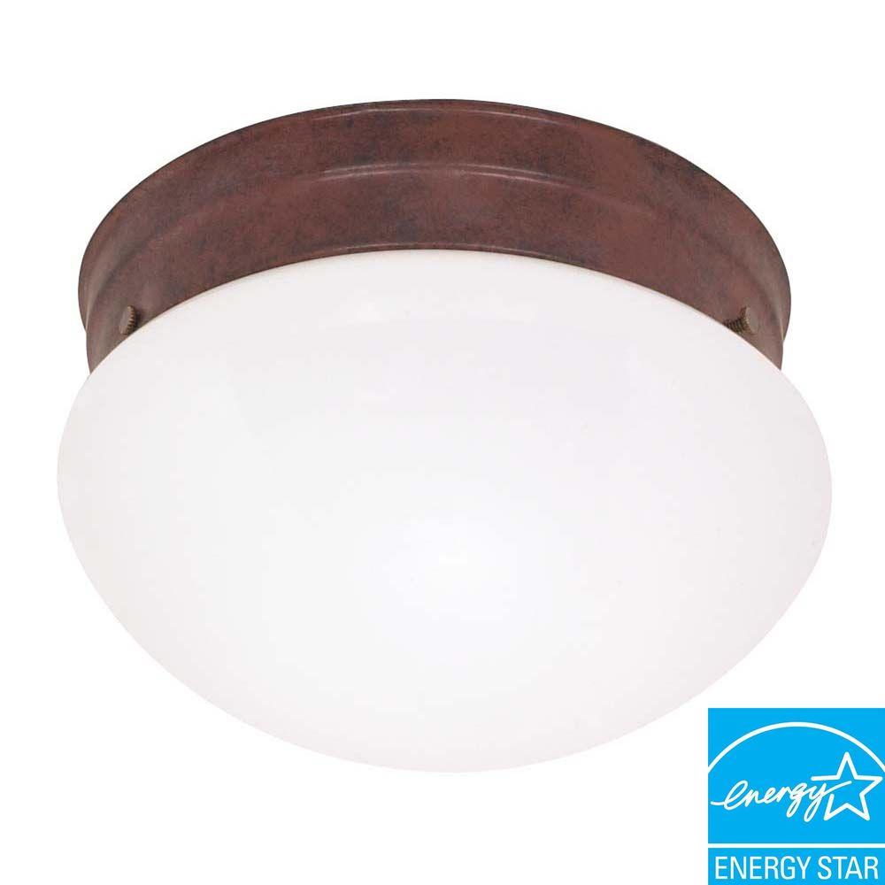 Glomar 2Light Old Bronze Ceiling Light FixtureHD407 The Home Depot