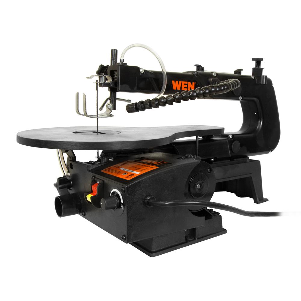 Variable Speed Scroll Saw 2 Direction Spacious Table Bevel 