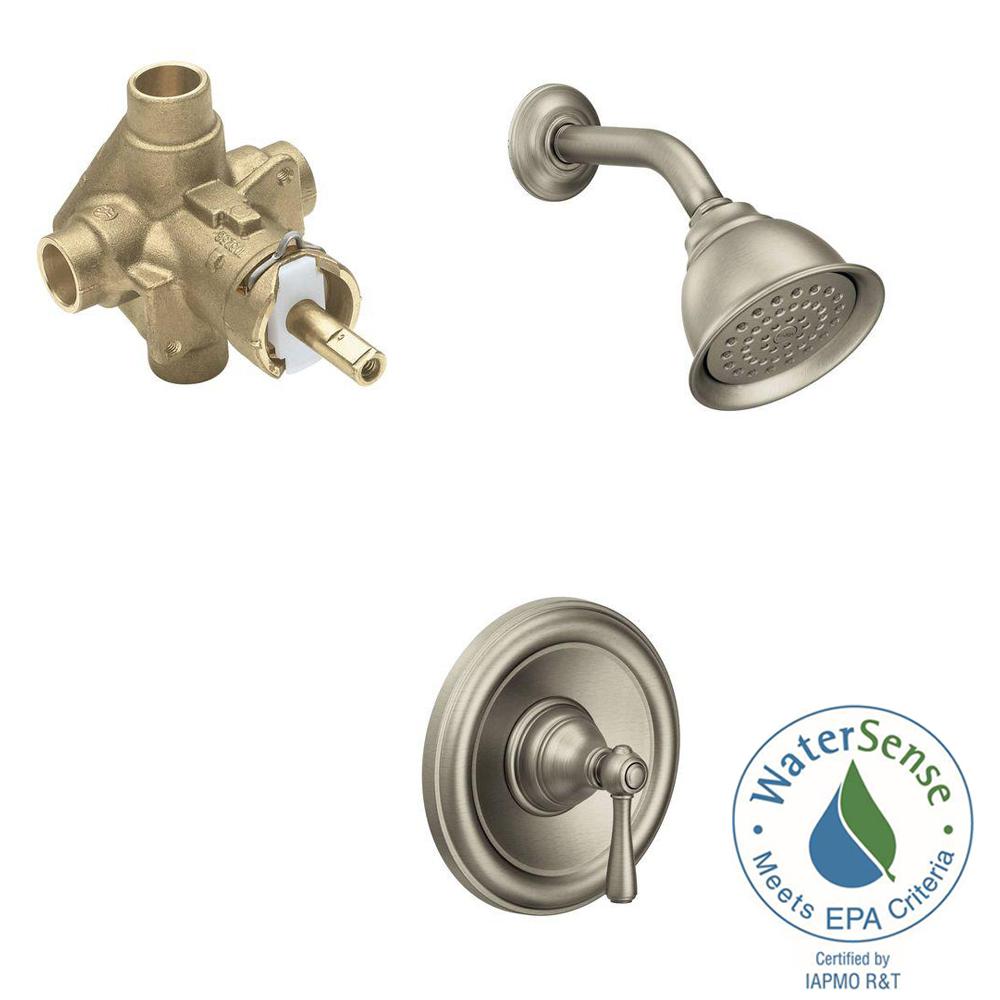 brushed nickel shower fixtures kingsley brushed nickel shower faucets bathroom the home depot brushed nickel shower fixtures kingsley brushed nickel shower faucets bathroom the home depot