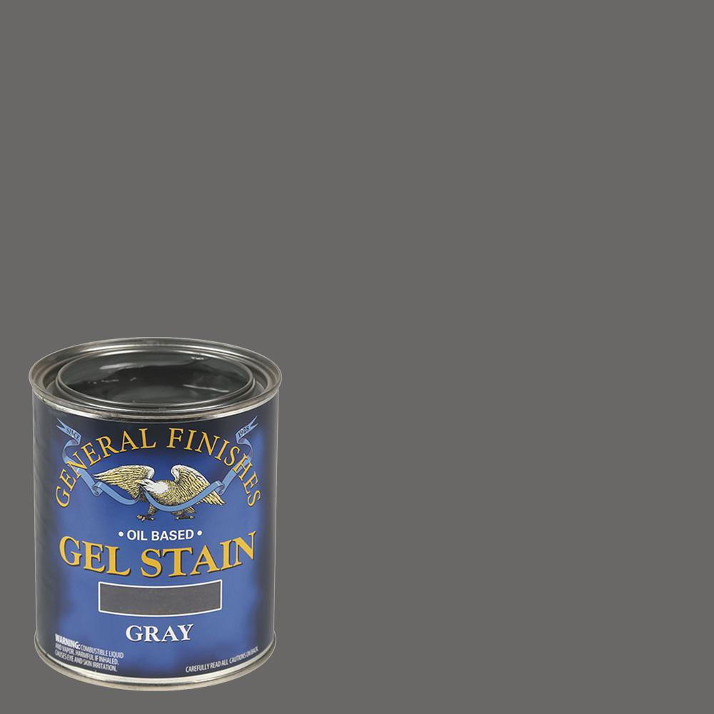 General Finishes 1 gal. Gray OilBased Interior Wood Gel StainGF.GRG The Home Depot