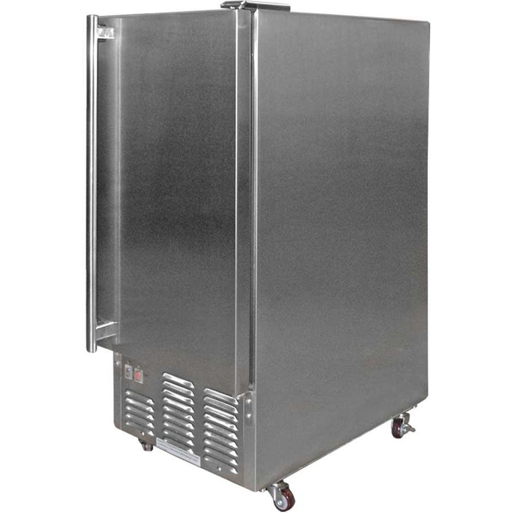 Cal Flame 1.71 cu. ft. BuiltIn Stainless Steel Outdoor Ice Maker