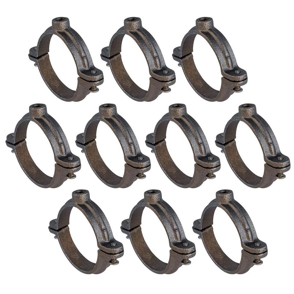 The Plumber's Choice 1 in. 2Piece Split Ring Pipe Hanger in Uncoated