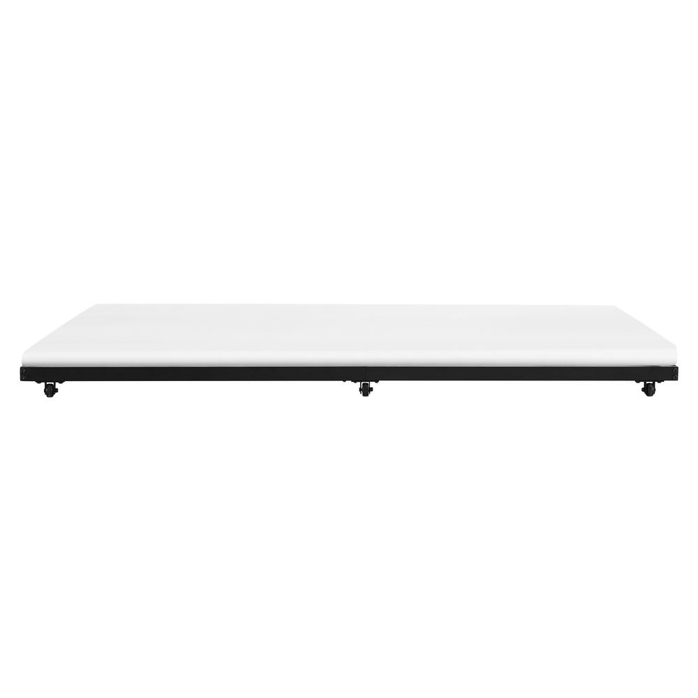Walker Edison Furniture Company Twin Metal Trundle Bed Frame Twin Metal Trundle Bed Frame