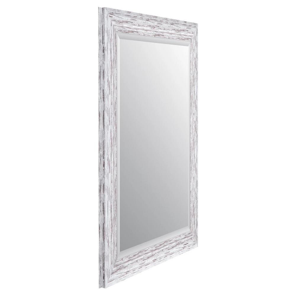 Pinnacle 24 In X 30 Scoop Framed Beveled Rectangular White Scoop Framed Beveled Rectangular White