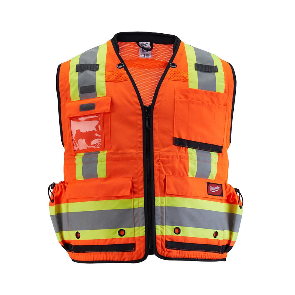 Milwaukee Small/Medium Orange Class 2 Surveyor's High Visibility Safety