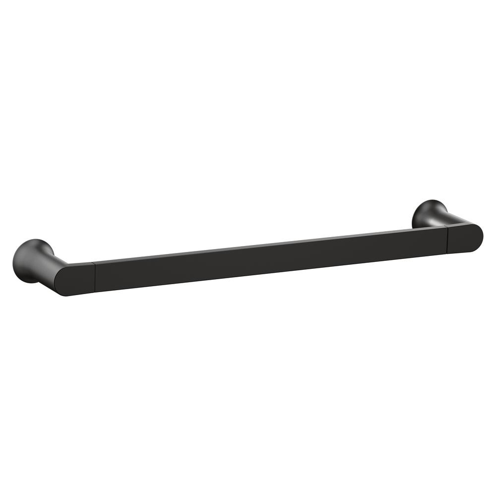 MOEN Genta 18 in. Towel Bar in Matte Black