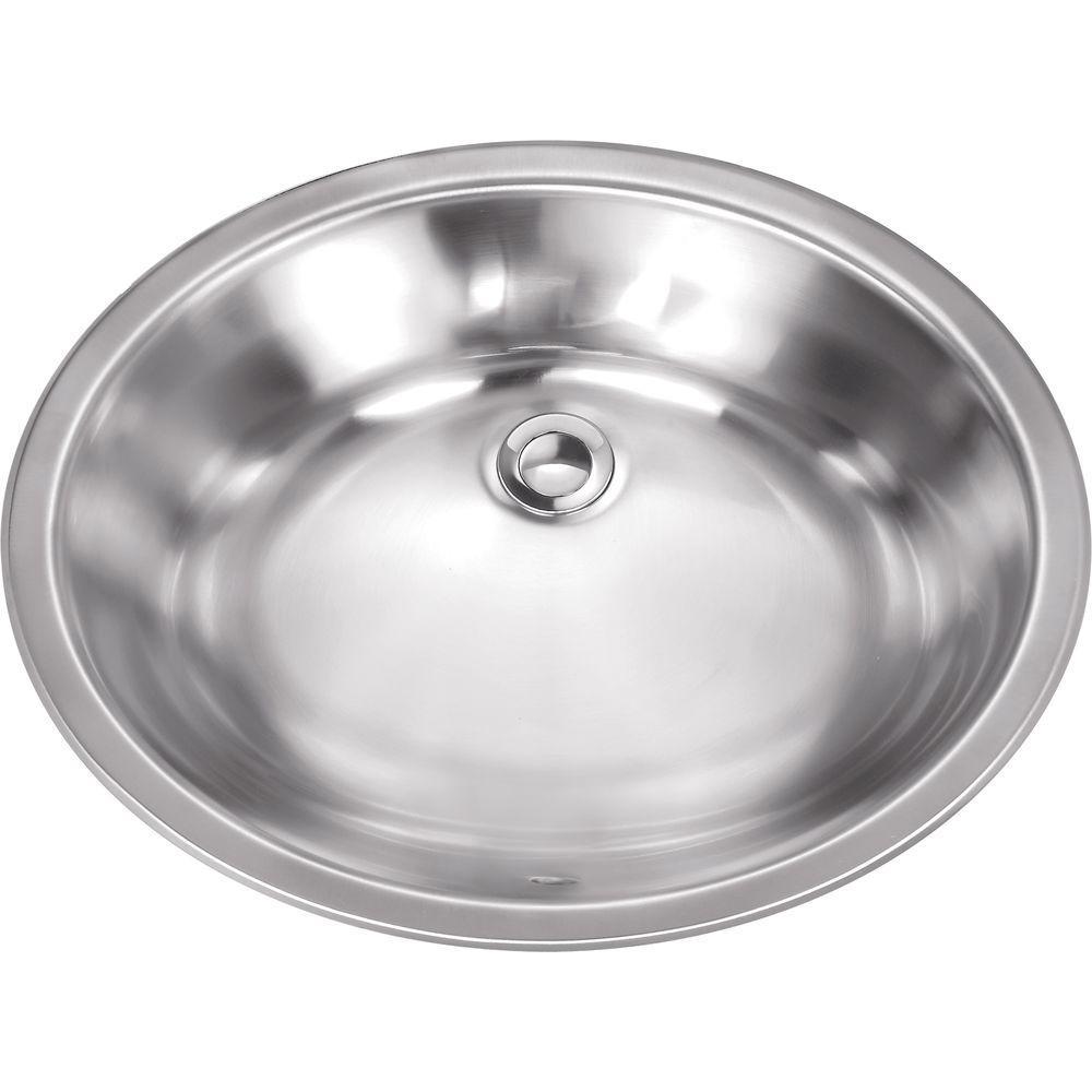 Ipt Sink Company Oval Undermount Vanity In Brushed Stainless Ipt Sink Company Oval Undermount Vanity In Brushed Stainless Steel