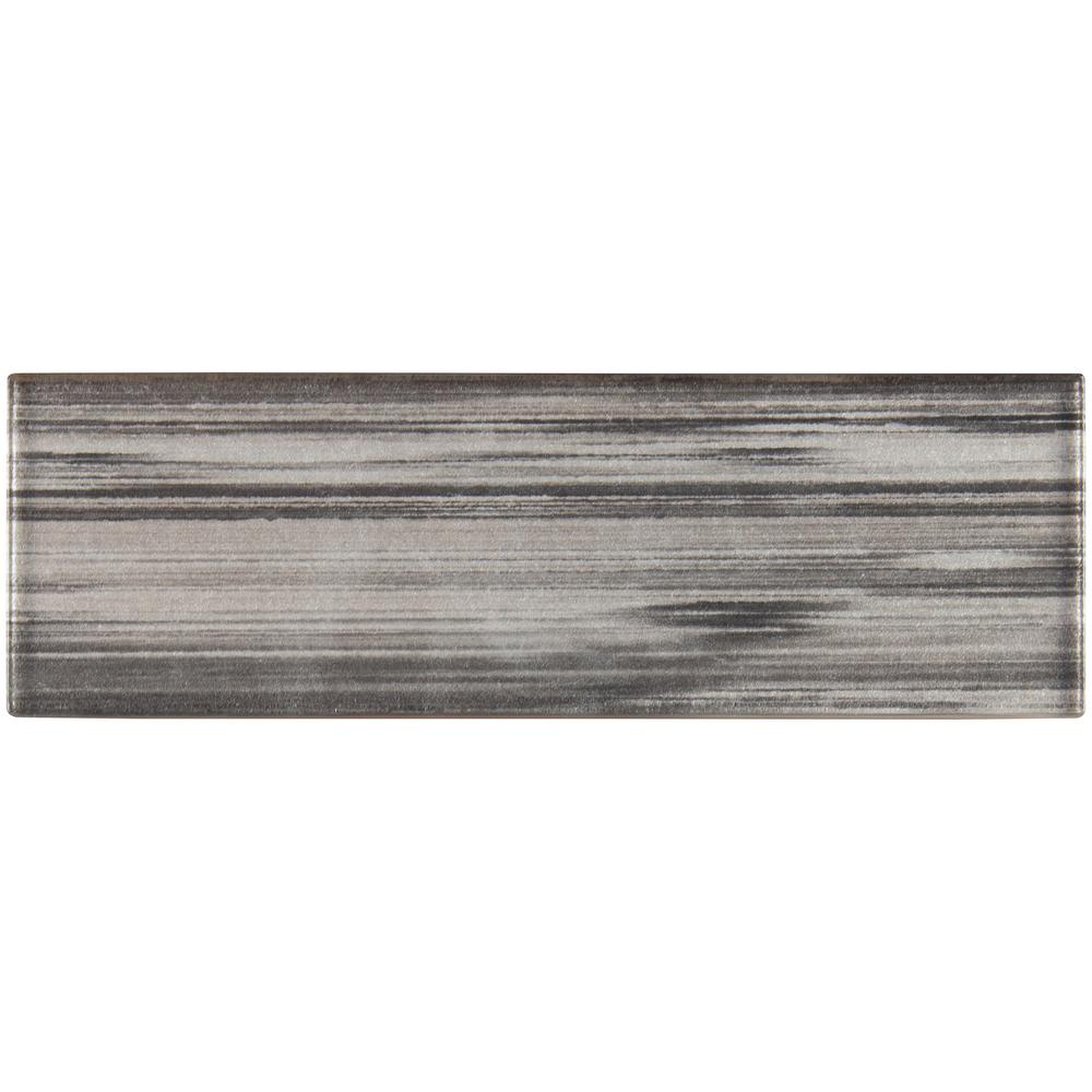 Msi Glacier Black 3 In X 9 Gl Wall Tile 0 125 Sq Ft Msi Glacier Black 3 In X 9 Gl Wall Tile 0 125 Sq Ft