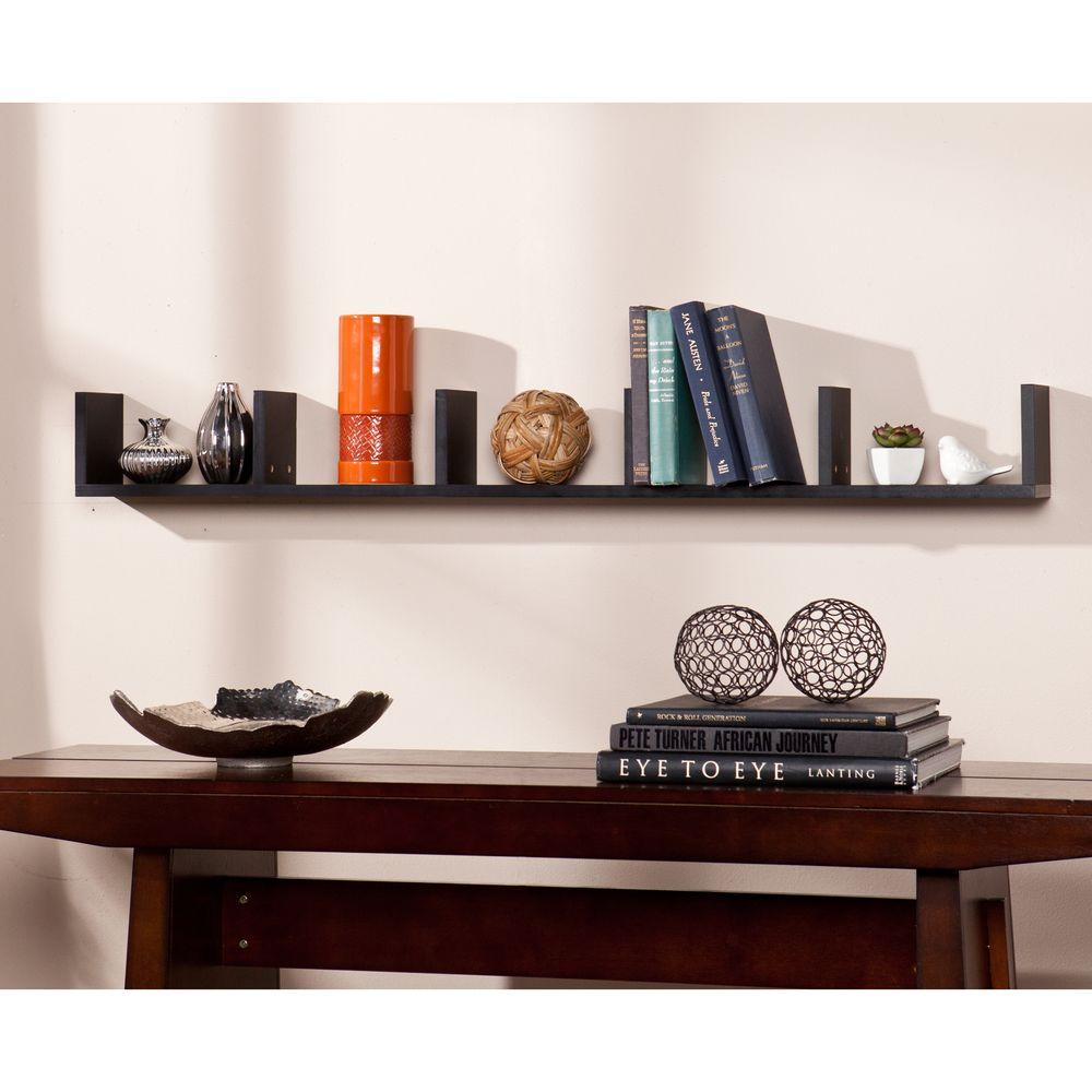 Southern Enterprises Midge Decorative Shelf In Black Hd866147