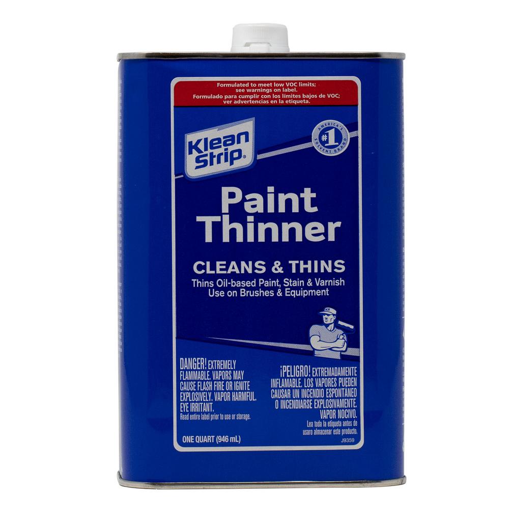 KleanStrip 1 qt. Paint Thinner South Coast FormulaQKPT104SC The Home Depot