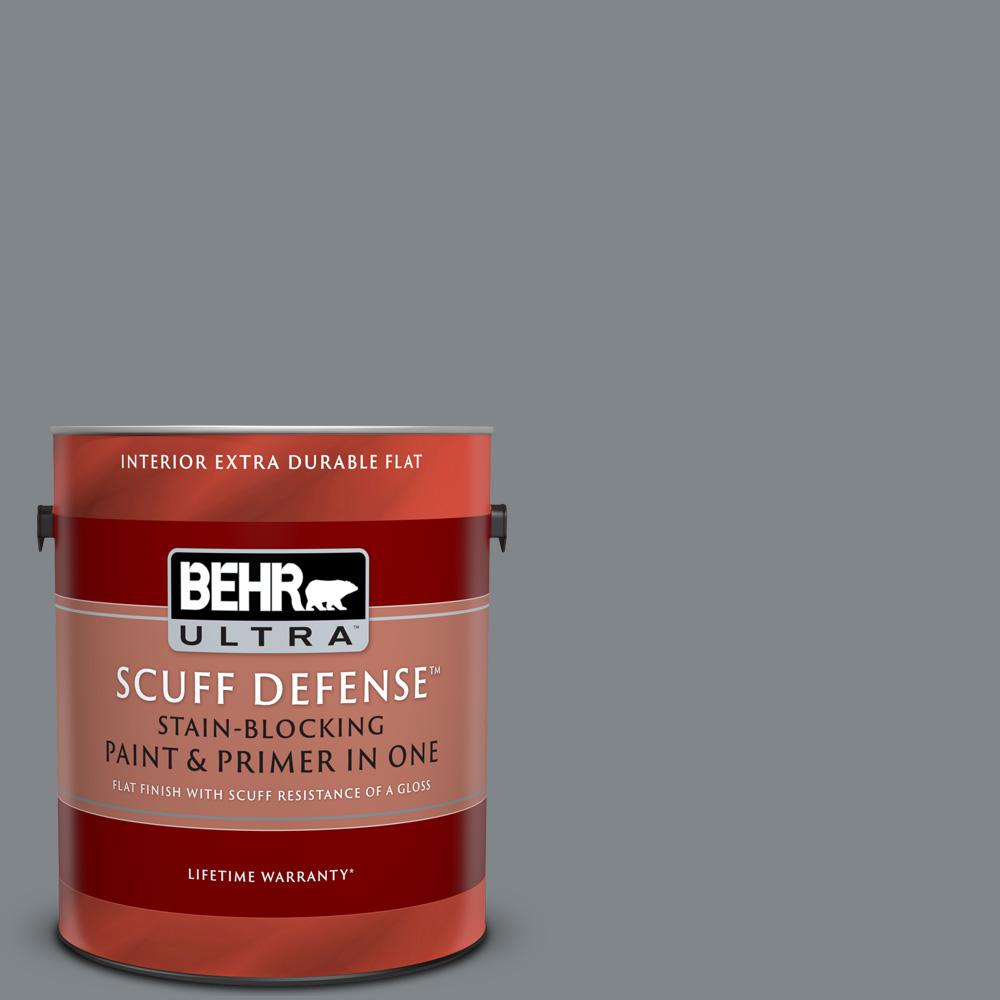 BEHR ULTRA 1 gal. N5005 Gray color Extra Durable Flat