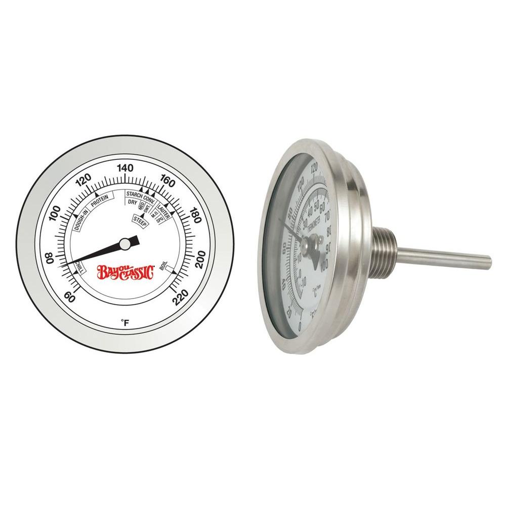 Bayou Classic Stainless Steel Brew Thermometer800770 The Home Depot
