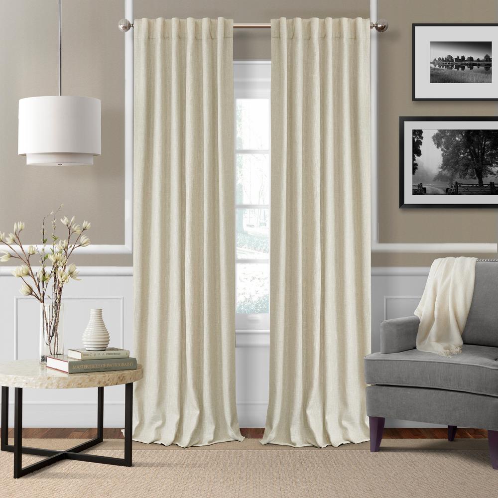 Elrene Colton Woven Room Darkening Window Curtain 19974ivr The
