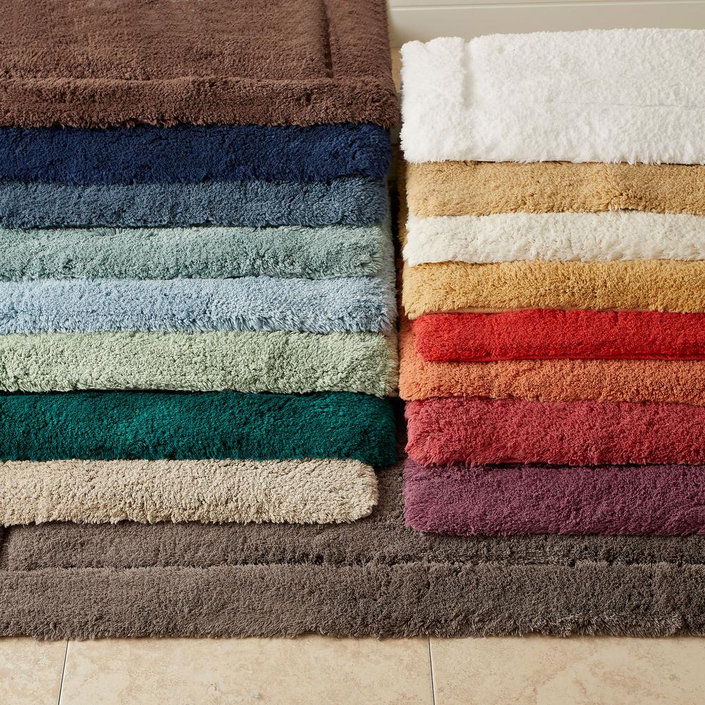 The Company Legends White 50 In X 30 Cotton Bath Rug White 50 In X 30 Cotton Bath Rug