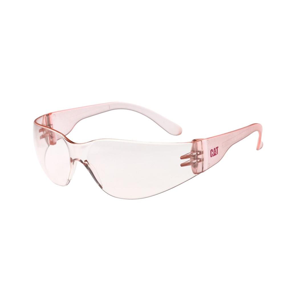Cat Safety Gles Jet Pale Pink Lens With Case 172 The Home Depot Safety Gles Jet Pale Pink Lens With Case