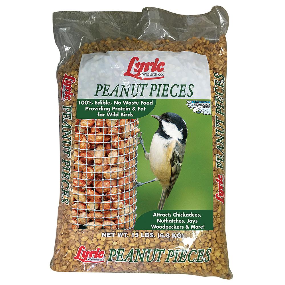 Lyric 15 lbs. Peanut Pieces Wild Bird Food-2647452 - The Home Depot