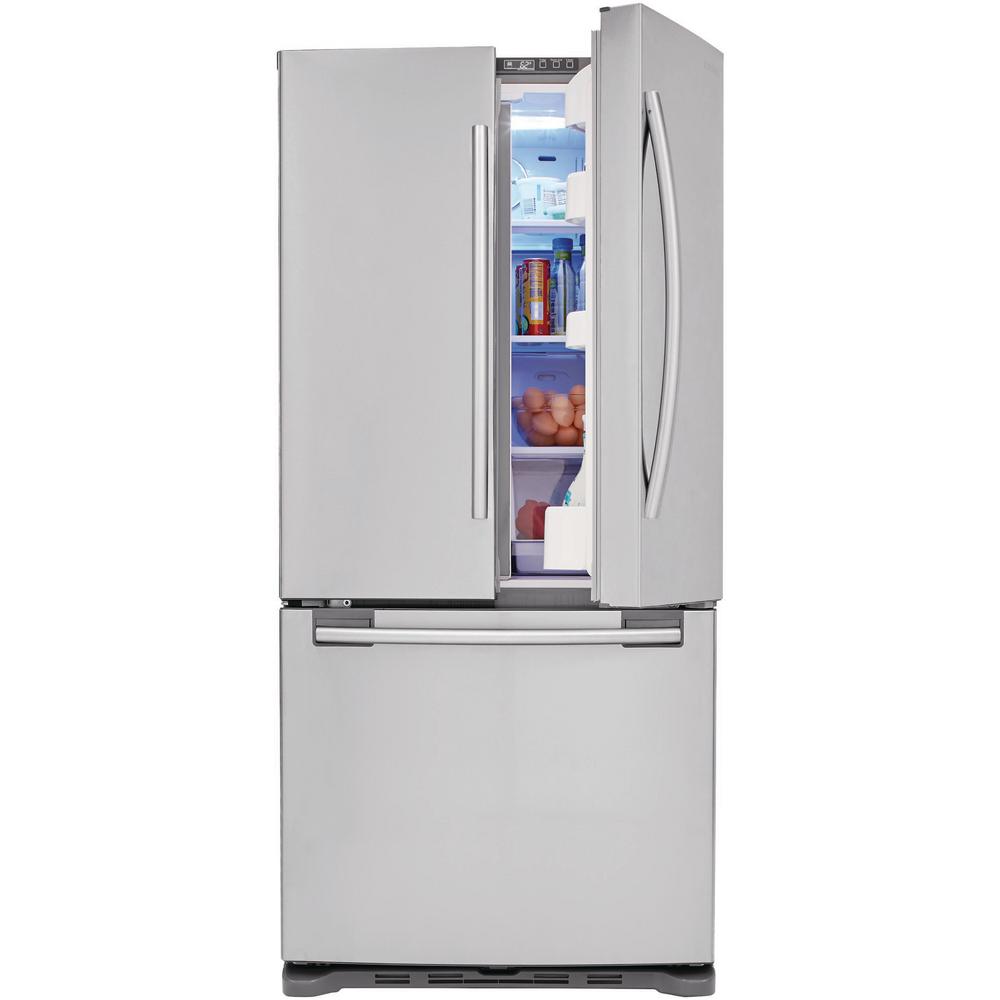 Samsung 33 In W 17 5 Cu Ft French Door Refrigerator In