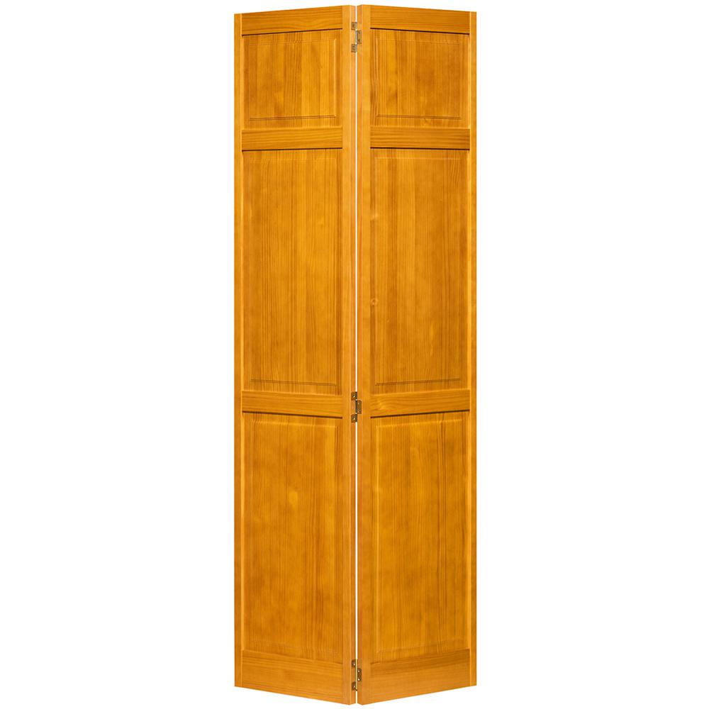 Kimberly Bay 36 In X 80 In Traditional 6 Panel Golden Oak Solid