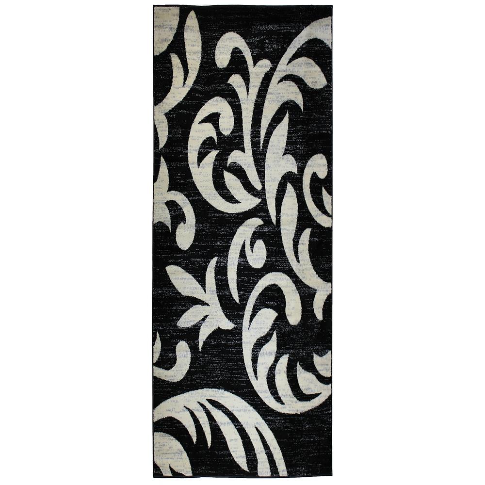 Msrugs Strangeways Gray/Red 2 ft. x 5 ft. Polypropylene Runner Rug7500GRY/RED2x5 The Home Depot