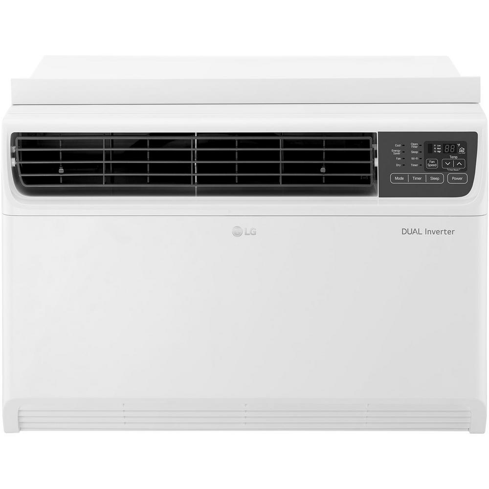 Lg Electronics 14000 Btu Dual Inverter Window Air Conditioner With Wi Fi Control Lw1517ivsm The Home Depot
