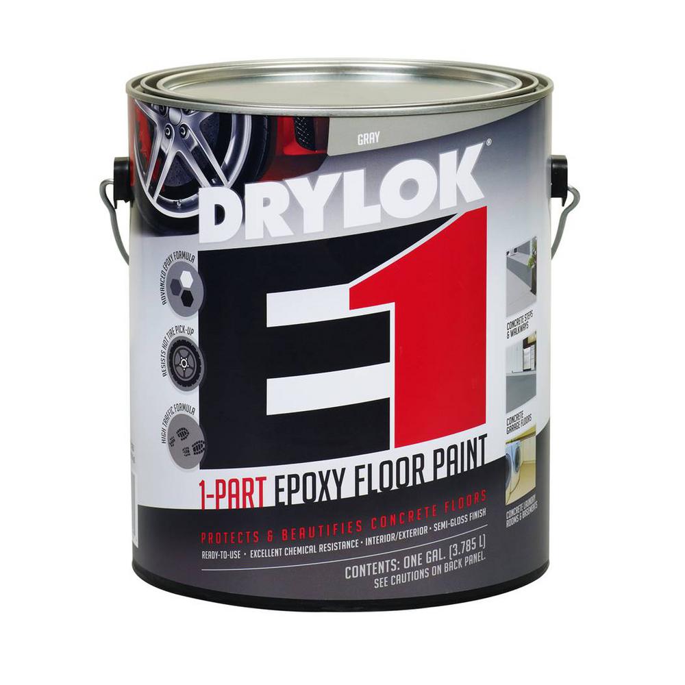 DRYLOK 1 gal Gray E1 Epoxy  Floor Paint  307540 The Home 