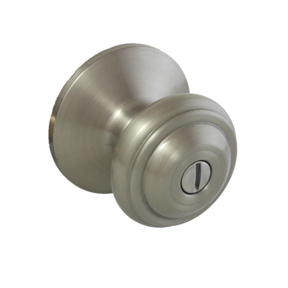 Defiant Madrid Satin Nickel Bed/Bath Privacy Door KnobTDX210B The