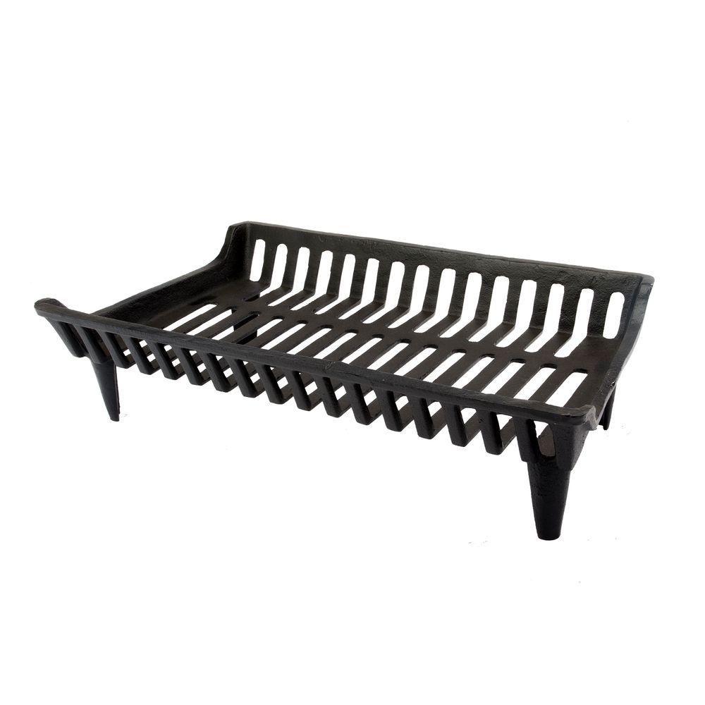 Liberty Foundry 27 In Cast Iron Fireplace Grate With 4 In Legs