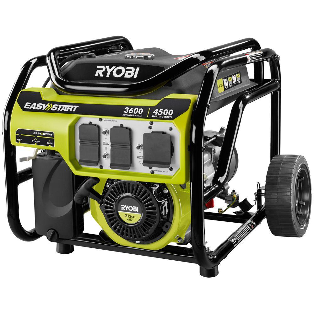 DEWALT 7,000-Watt Gasoline Powered Electric Start Portable ...