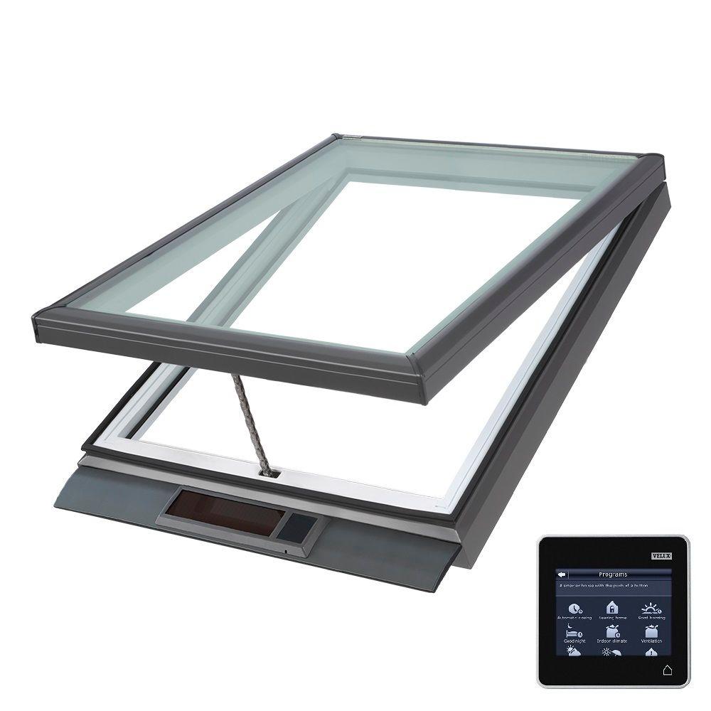 VELUX 221/2 in. x 221/2 in. Solar Powered Fresh Air Venting Curb
